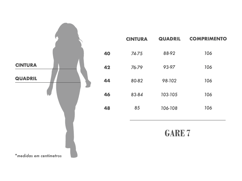 Calca Boquinha Com Vinco Neoprene Gare 7 Gare 7