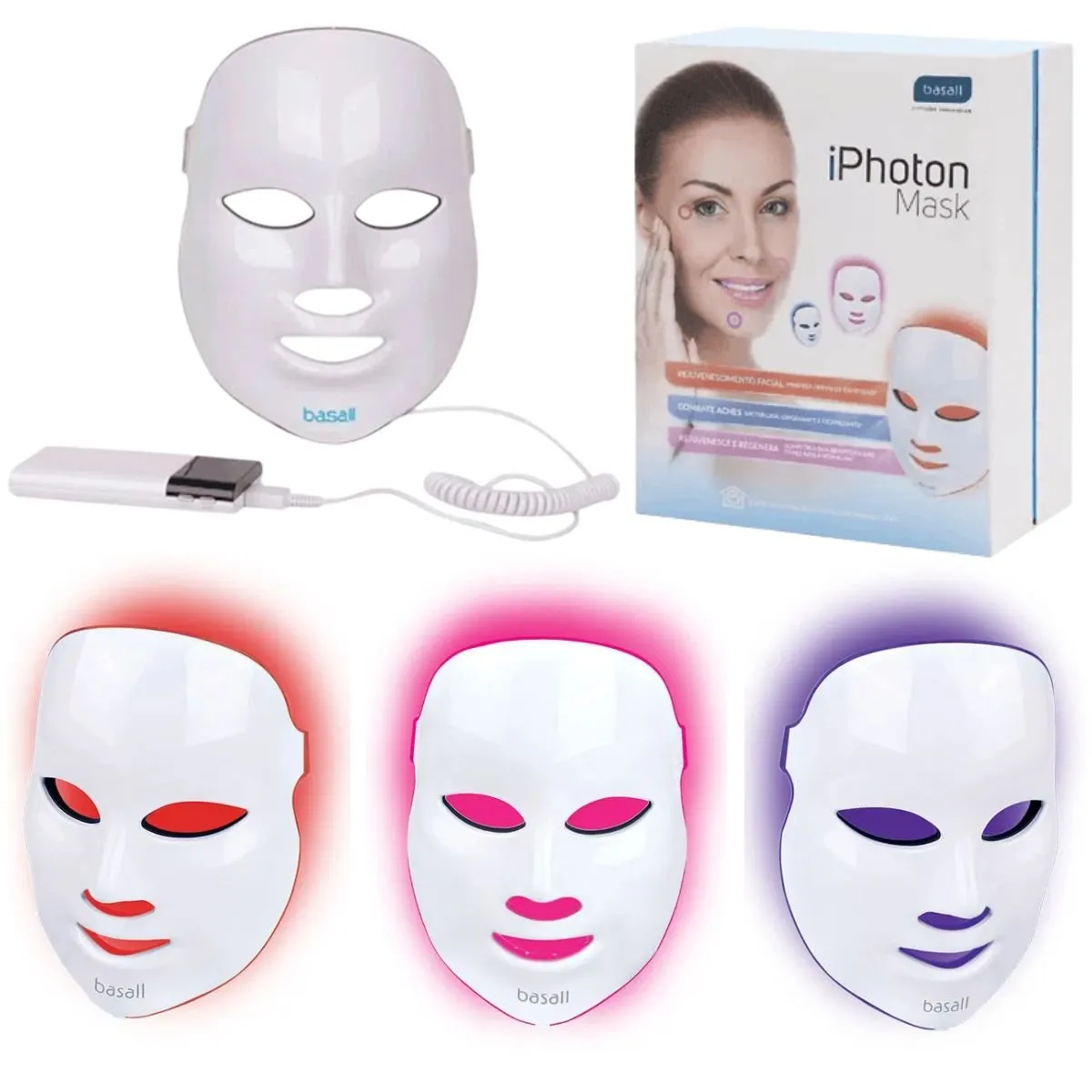 IPhoton Mask Mascara de Fototerapia Basall | HS Med