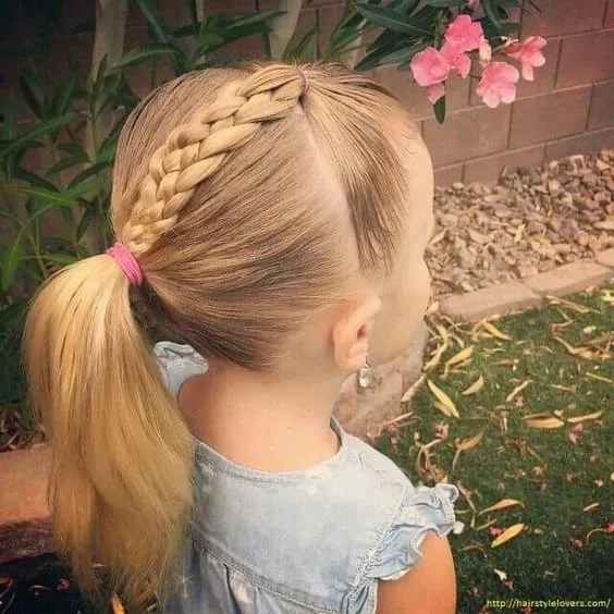 PENTEADO PARA ESCOLA SIMPLES E FÁCIL - PENTEADO INFANTIL PARA CABELOS  CACHEADOS 