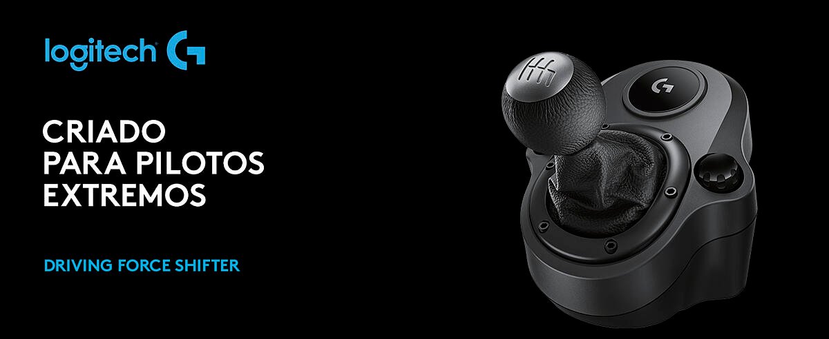 Promoção! Câmbio Logitech Driving Force Shifter para Volantes G29 e G920 -  Preto